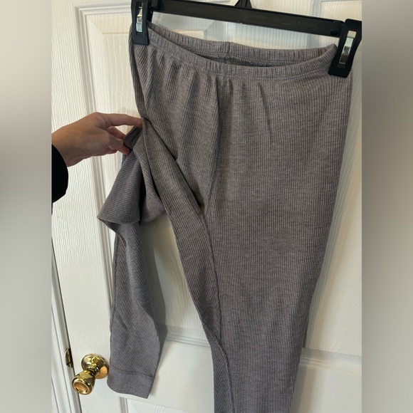 Thermal pants, fruit of the loom Heather Gray small like brand new unisex - Picture 4 of 7